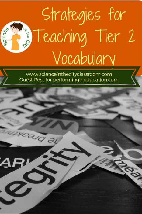 Three easy strategies to implement when your students struggle with tier 2 vocabulary and reading comprehension