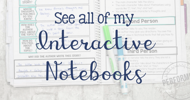 Interactive notebooks for 3rd, 4th, 5th, and 6th grade