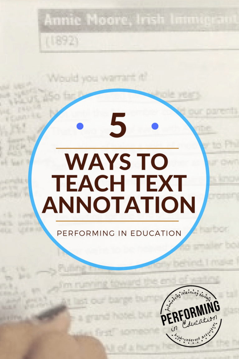teach text annotation