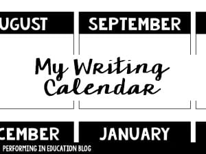 writing calendar
