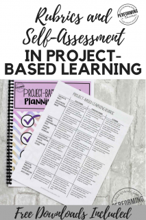 Project-based learning rubric and self assessment