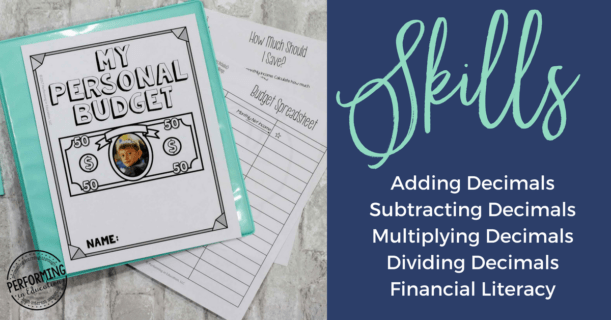 Project Based Learning Math Skills: Adding, subtracting, multiplying, and dividing decimals
