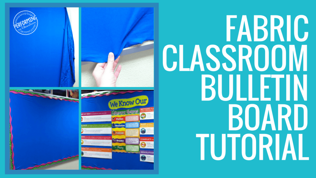 Classroom Fabric Bulletin Board Tutorial