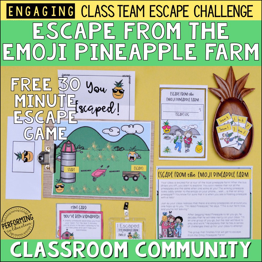 Here are some hints on how to modify the escape room idea for an easy-to-manage classroom escape challenge in an elementary classroom!