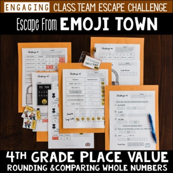 4th Grade Place Value Game | Test Prep Escape Room