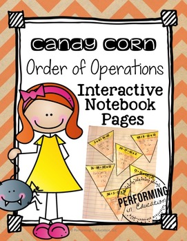 Halloween Math Freebie Order of Operations Interactive Notebook