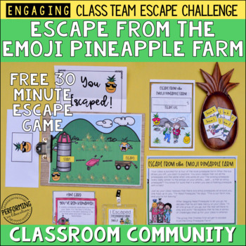 Classroom Community Team Building Activity | Free Escape Room Game