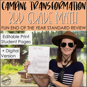3rd Grade Math Camping-Themed Room Transformation | Math Review Worksheets