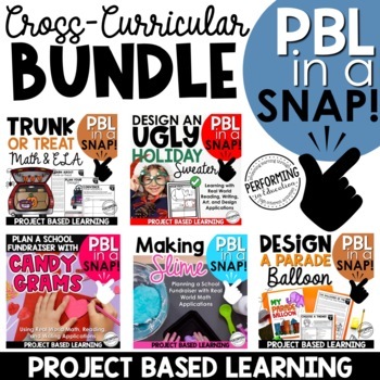 PBL in a Snap! | Cross Curricular Project-Based Learning Bundle