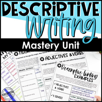 Descriptive Writing Mastery Unit | Figurative Language | Print & Digital