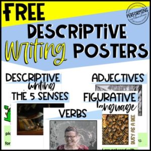 Descriptive Writing Posters | Detailed Writing Anchor Charts | Writing Visuals