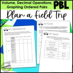5th Project Based Learning Math Starter Kit Bundle