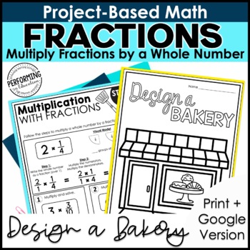 Multiplying Fractions By Whole Numbers Project | 4th Grade Math PBL