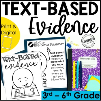 Text-Based Evidence Unit | Close Reading Practice | RAP Written Response Lesson