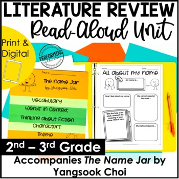 The Name Jar | Back-to-School Read Aloud Unit | Picture Book Reading Lessons