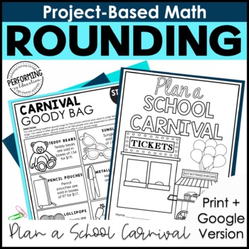Math Project-Based Learning: Rounding to the Nearest 10 or 100 | Place Value 3rd