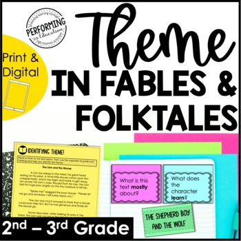 Theme in Fables and Folktales | Theme Reading Unit | Theme Lessons | 2nd-3rd