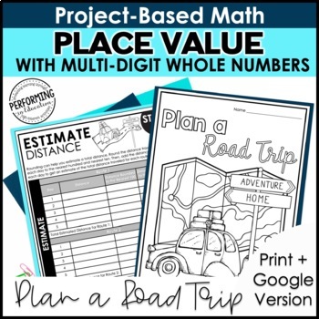 Math Project-Based Learning: Place Value, Rounding, Comparing | 4th Grade Math