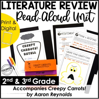 Halloween Read-Aloud Unit | Use With Book Creepy Carrots! | 2nd & 3rd Grade