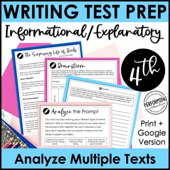 Informational Explanatory Test Prep | Text-Based Writing | 4th Grade