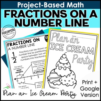 Math Project-Based Learning: Fractions on a Number Line | 3rd Grade