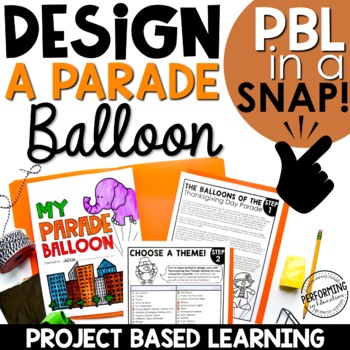Balloons Over Broadway Thanksgiving Project-Based Learning Reading Comprehension