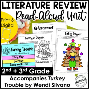 Disguise a Turkey | Thanksgiving Read-Aloud Unit | Use With Book Turkey Trouble