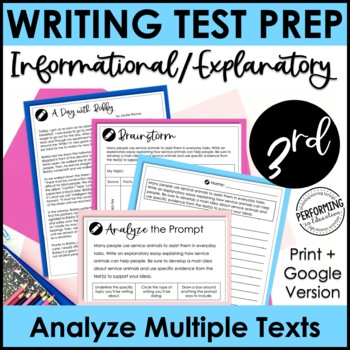 Informational Explanatory Test Prep | Text-Based Writing | 3rd Grade