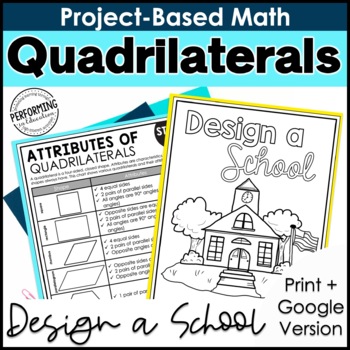 Math Project-Based Learning: Geometry & Quadrilaterals | 3rd Grade