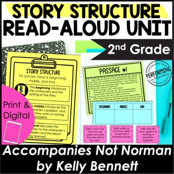 Story Structure Read-Aloud | Use with Book Not Norman: A Goldfish Story | 2nd