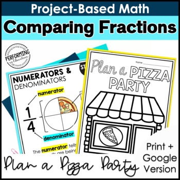 Math Project-Based Learning: Comparing Fractions & Equivalent Fractions | 3rd