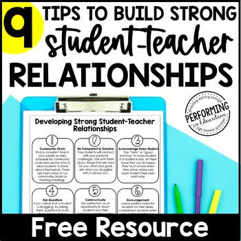 9 Tips for Student Teacher Relationships | Classroom Management Strategies