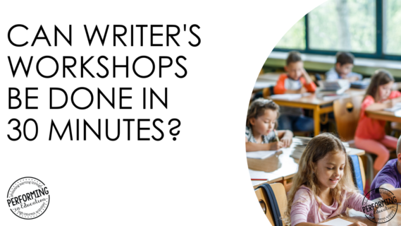 30 minute writer's workshops