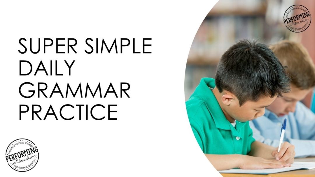 daily grammar practice