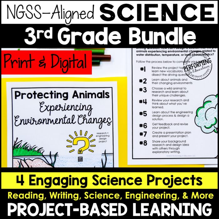 3rd Grade NGSS Project-Based Science | Science PBL | Life Cycles ...